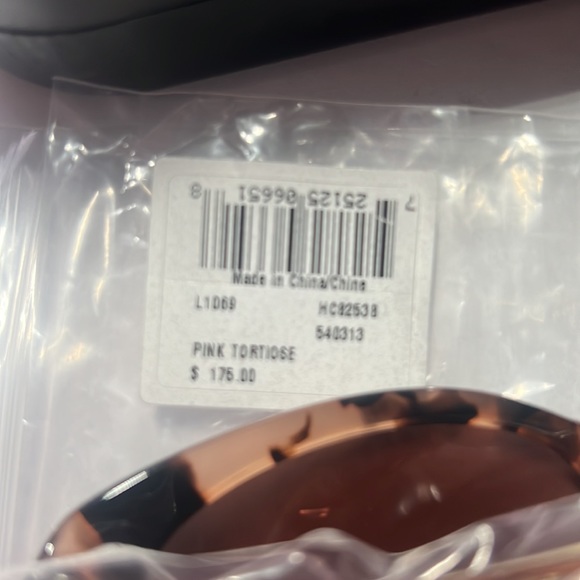 Nwt coach pink tortoise sunglasses - Picture 5 of 11